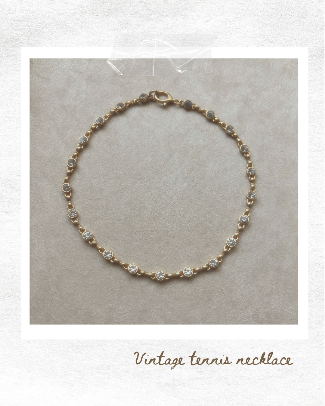 Vintage Tennis necklace