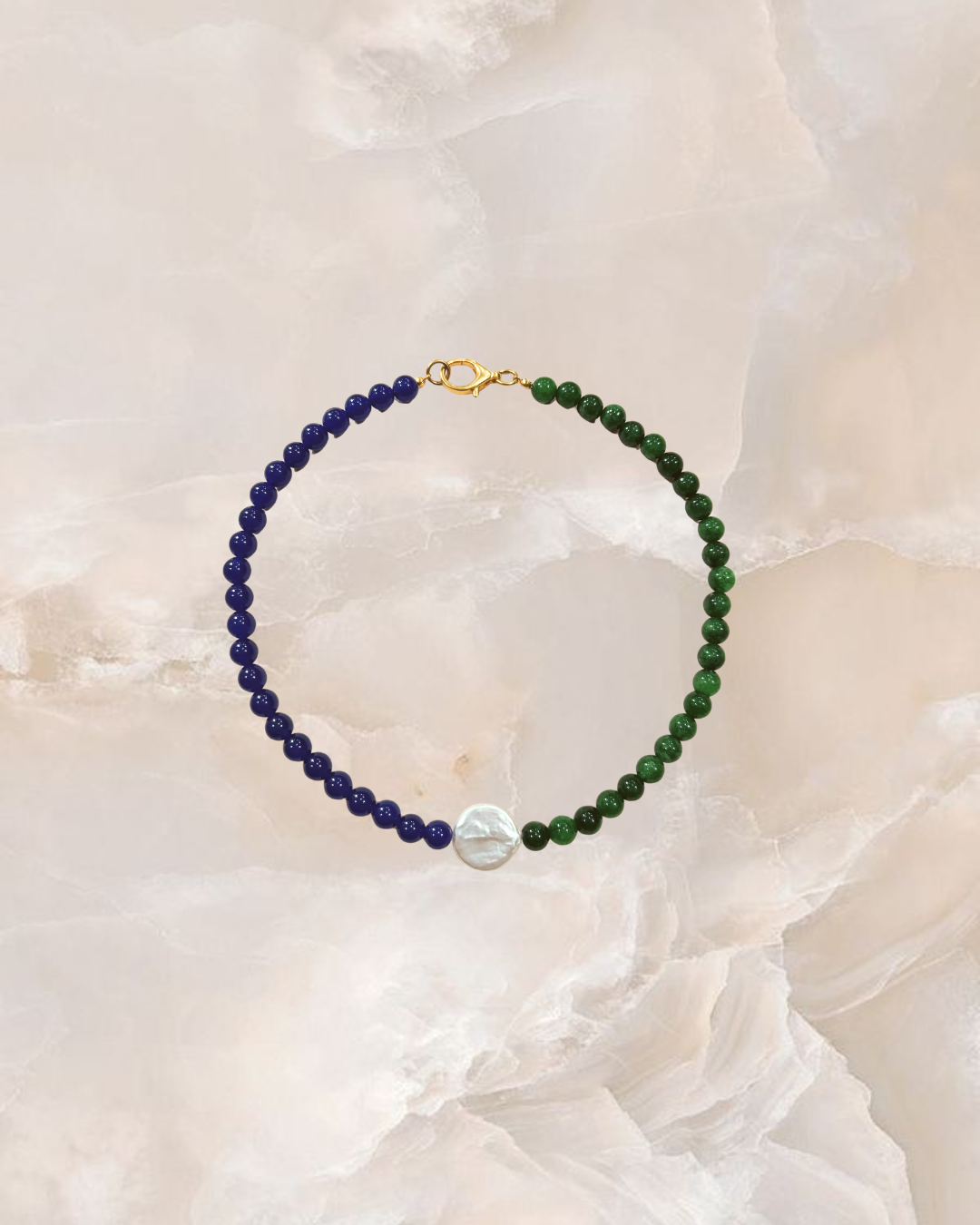 Eclipse beaded necklace