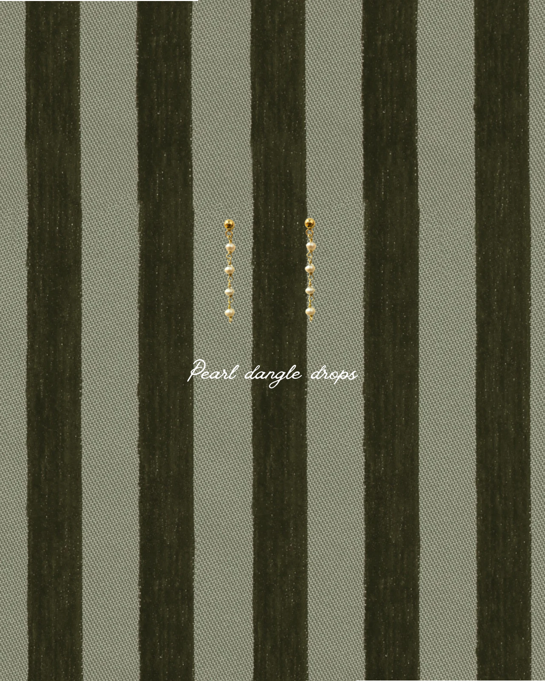 Pearl dangle drops