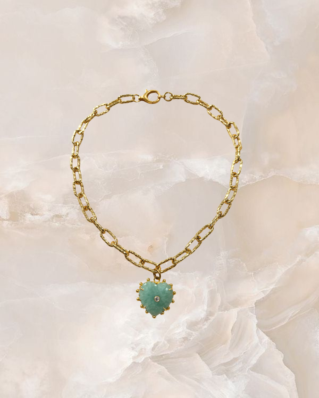 Aventurine Heart pendant