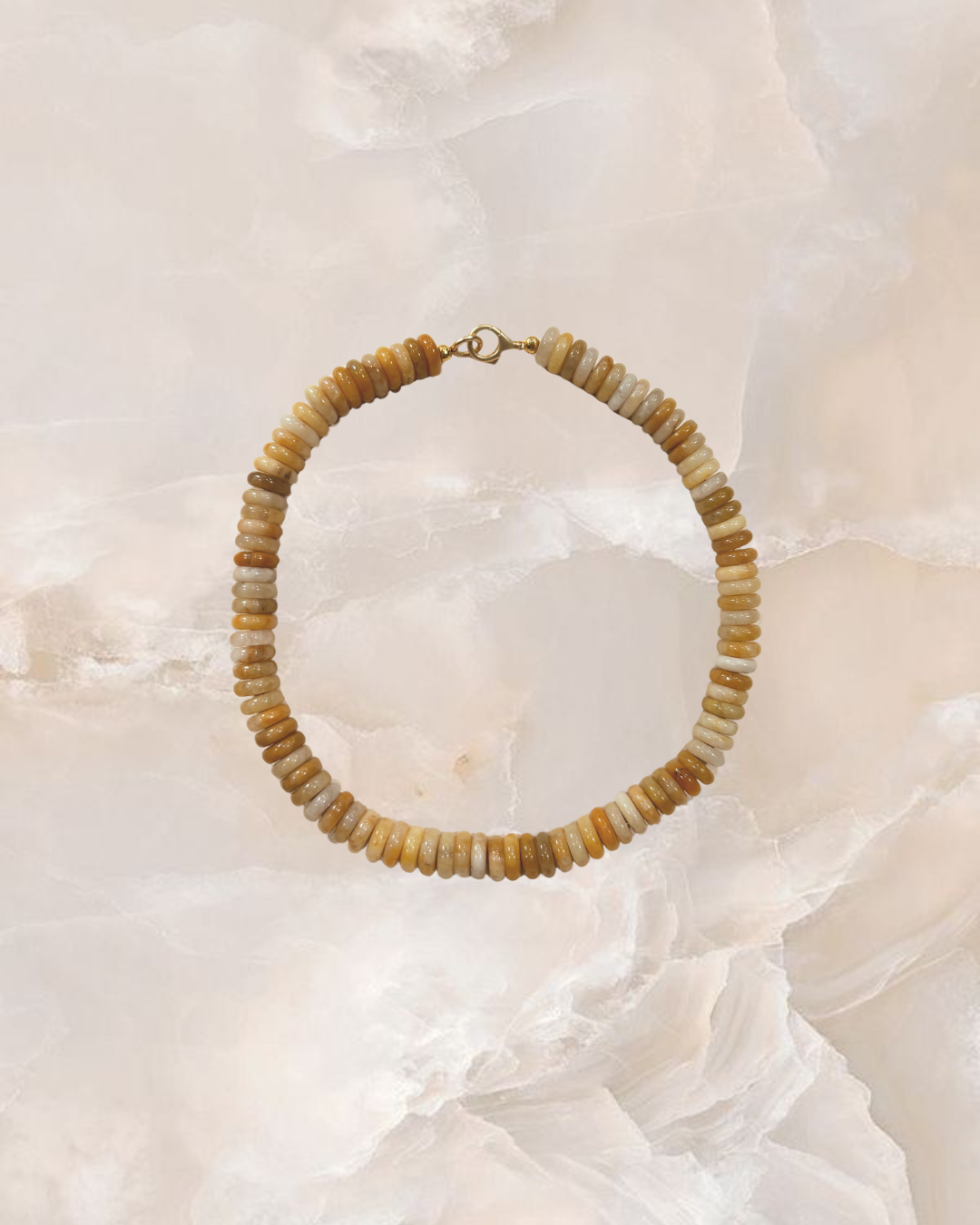Jasper beaded necklace